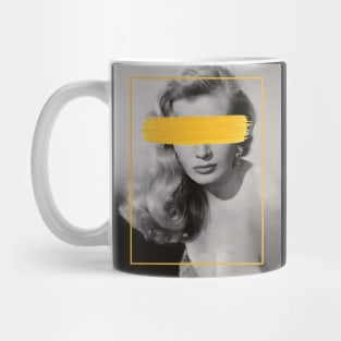 old hollywood minimalist print Mug